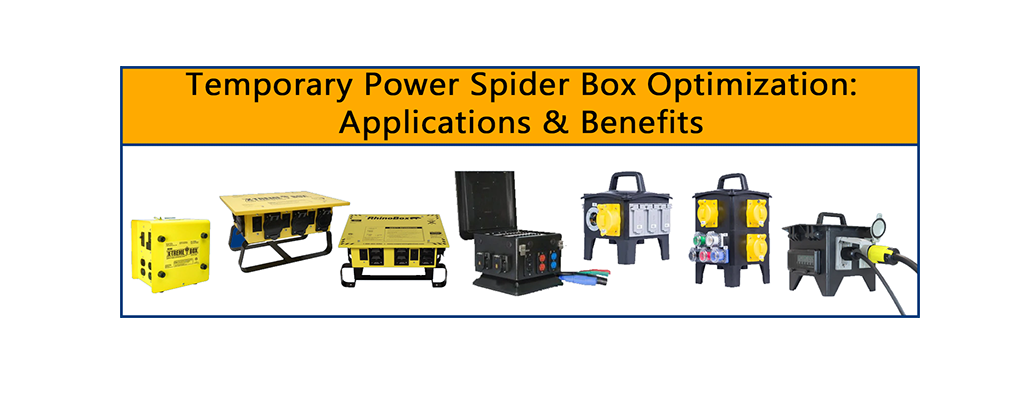 Multiple Temporary Power Boxes from 30A to 200A