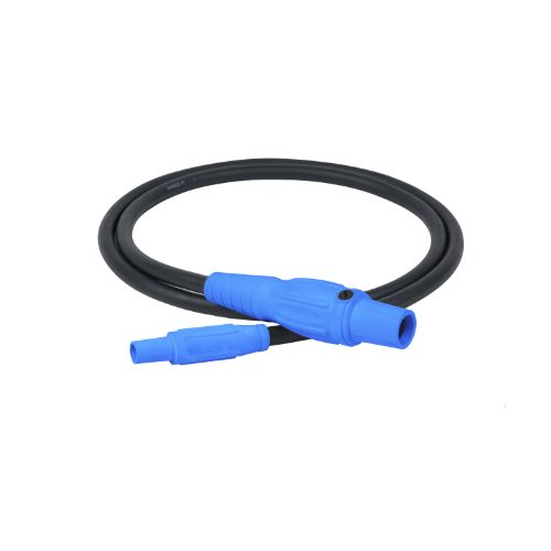 Type SC Turnaround 2AWG Camlock Series 15 Male to Series 16  Male 5' Blue