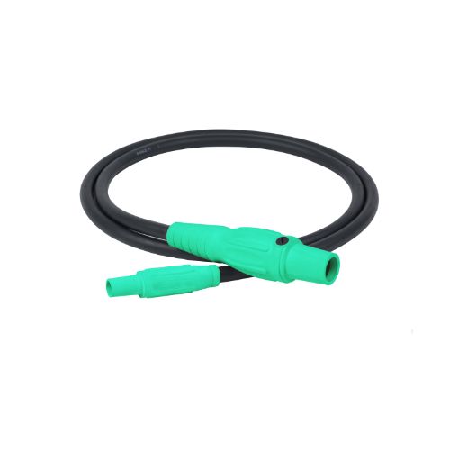Type SC Turnaround 2AWG Camlock Series 15 Male to Series 16  Male 5' Green