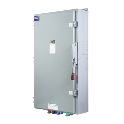 Cam Lock Connection Switch 600A, Single-Throw, Non-Fusible, No Neutral, Cams to Load, 600V