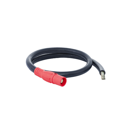 Power Assemblies Pig Tails 400A Type W Series 16 Male / Tinned Cdr 6' Red
