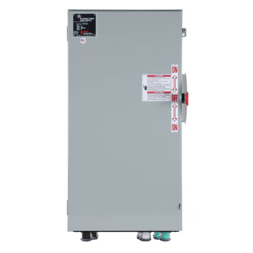 Power Assemblies Cam Lock Connection Switch 800A, Double-Throw, Non-Fusible, Non-Switched Neutral, Cams to Source, 120V