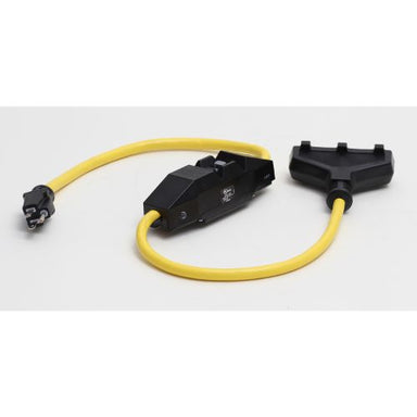 Century Wire And Cable 12/3 SJTW Powertech GFCI Tri Tap Adapter