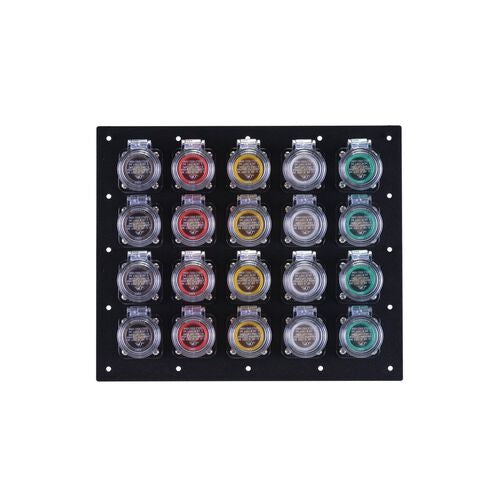 Power Assemblies Plastic 1600 Amp Male Double Set Screw CAM Lock Panel