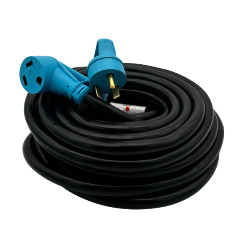 30A Extension Cord for RV/EV Straight Blade, 50 Feet Long