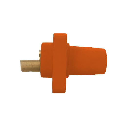 Insulated Female Receptacle Single Hole Busbar Orange