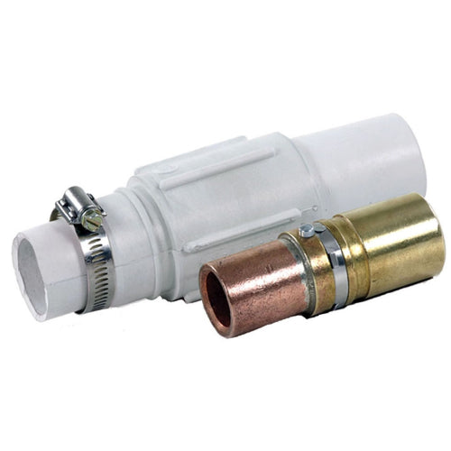 E1017 Male Plug Double Set Screw350-500MCM White