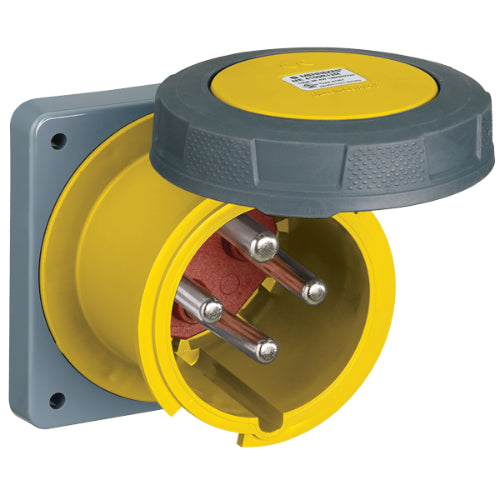 Mennekes 120/208V 100A 3 Phase Pin and Sleeve Reverse Service Inlet