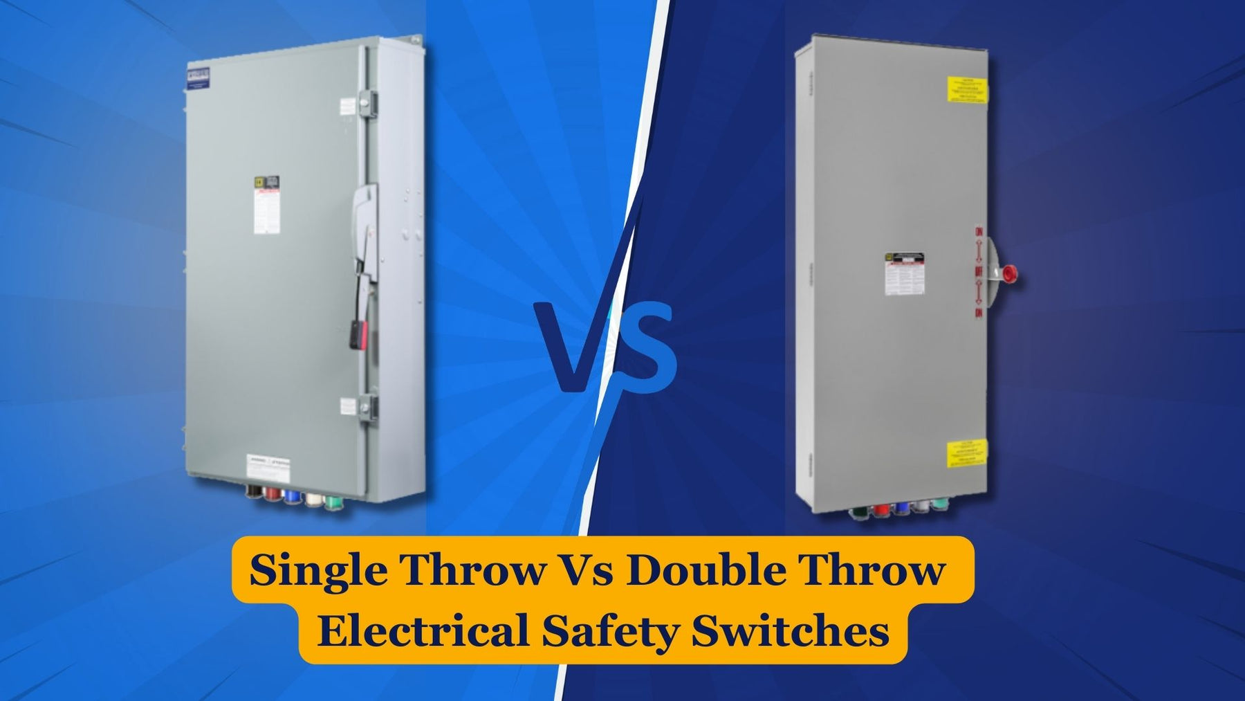 Single Throw Vs Double Throw Electrical Safety Switches