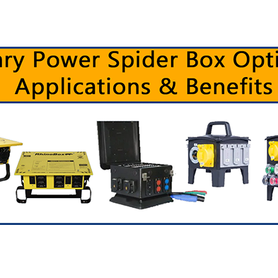 Multiple Temporary Power Boxes from 30A to 200A