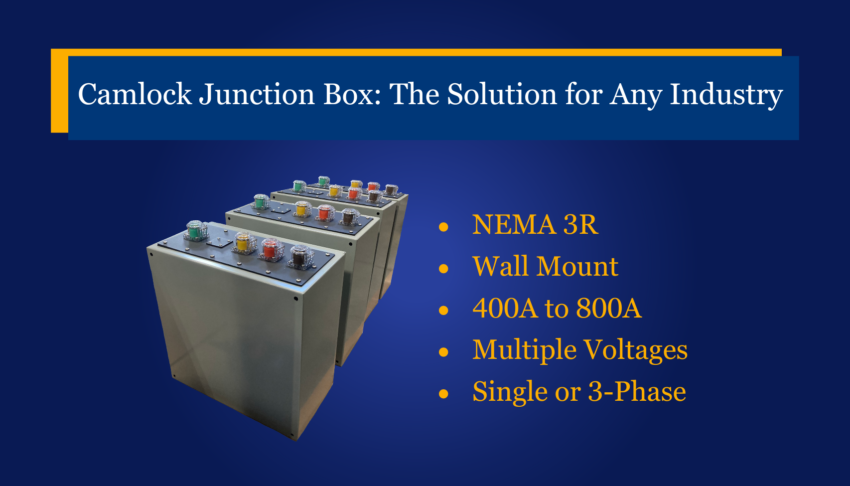 Camlock Junction Box: The Solution for Any Industry