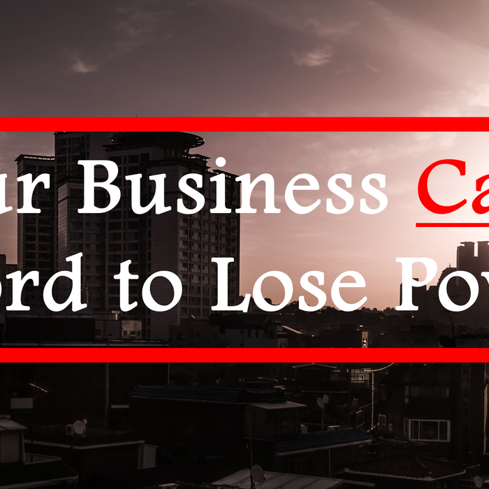 Your Business Can’t Afford to Lose Power