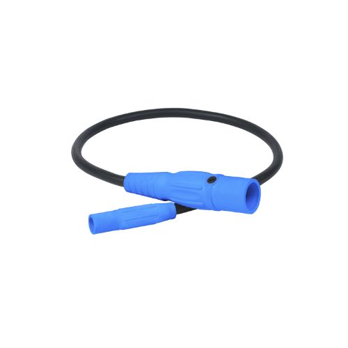 Type SC Turnaround 2AWG Camlock Series 15 Female to Series 16  Female 3' Blue