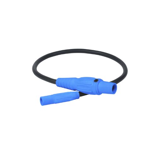 Type SC Turnaround 2AWG Camlock Series 15 Female to Series 16  Male 3' Blue
