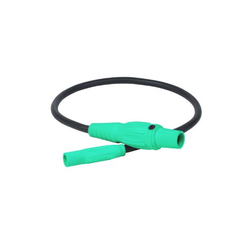 Type SC Turnaround 2AWG Camlock Series 15 Female to Series 16  Male 3' Green