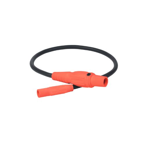 Type SC Turnaround 2AWG Camlock Series 15 Female to Series 16  Male 3' Orange