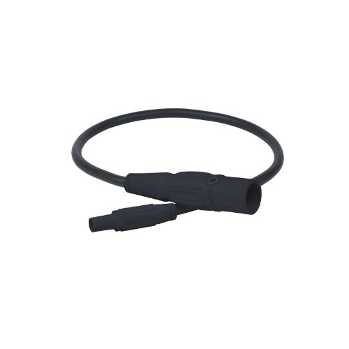 Type SC Turnaround 2AWG Camlock Series 15 Male to Series 16  Female 3' Black