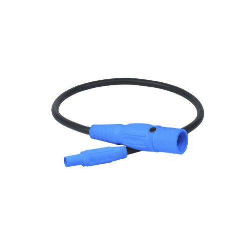Type SC Turnaround 2AWG Camlock Series 15 Male to Series 16  Female 3' Blue