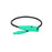 Type SC Turnaround 2AWG Camlock Series 15 Male to Series 16  Female 3' Green