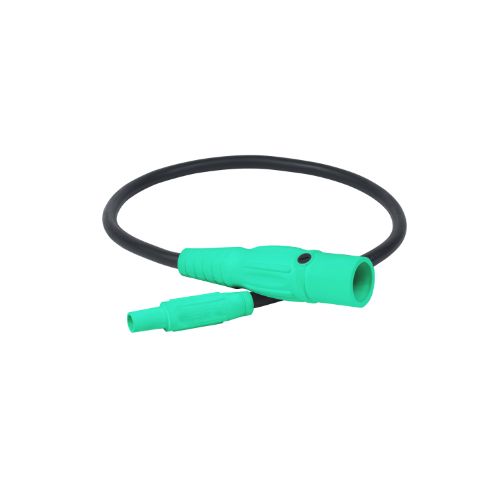Type SC Turnaround 2AWG Camlock Series 15 Male to Series 16  Female 3' Green