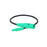 Type SC Turnaround 2AWG Camlock Series 15 Male to Series 16  Female 3' Green