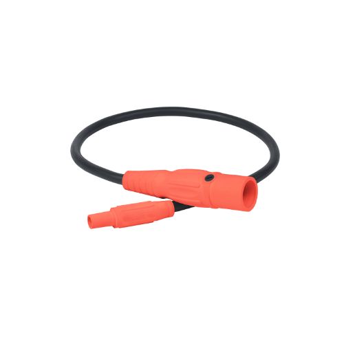 Type SC Turnaround 2AWG Camlock Series 15 Male to Series 16  Female 3' Orange