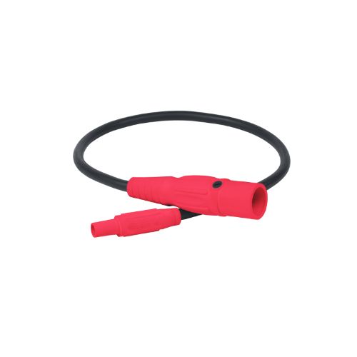 Type SC Turnaround 2AWG Camlock Series 15 Male to Series 16  Female 3' Red