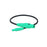 Type SC Turnaround 2AWG Camlock Series 15 Male to Series 16  Male 3' Green