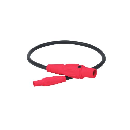 Type SC Turnaround 2AWG Camlock Series 15 Male to Series 16  Male 3' Red