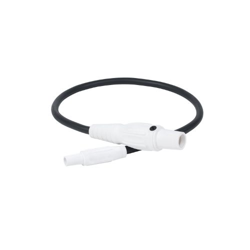 Type SC Turnaround 2AWG Camlock Series 15 Male to Series 16  Male 3' White