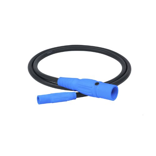 Type SC Turnaround 2AWG Camlock Series 15 Female to Series 16  Female 5' Blue