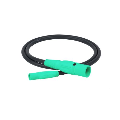 Type SC Turnaround 2AWG Camlock Series 15 Female to Series 16  Female 5' Green