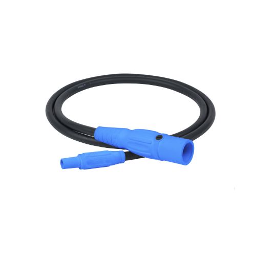 Type SC Turnaround 2AWG Camlock Series 15 Male to Series 16  Female 5' Blue