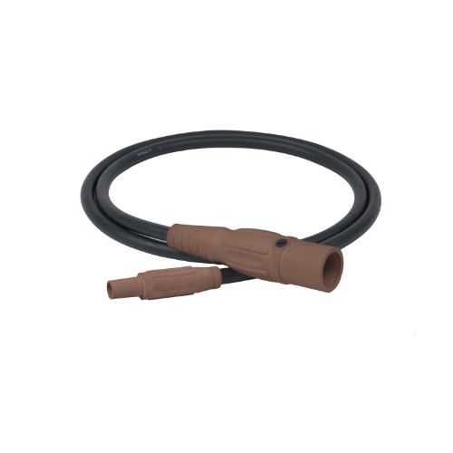 Type SC Turnaround 2AWG Camlock Series 15 Male to Series 16  Female 5' Brown