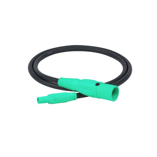 Type SC Turnaround 2AWG Camlock Series 15 Male to Series 16  Female 5' Green