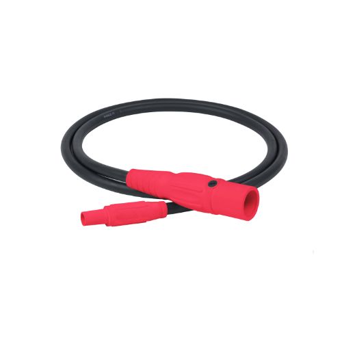 Type SC Turnaround 2AWG Camlock Series 15 Male to Series 16  Female 5' Red