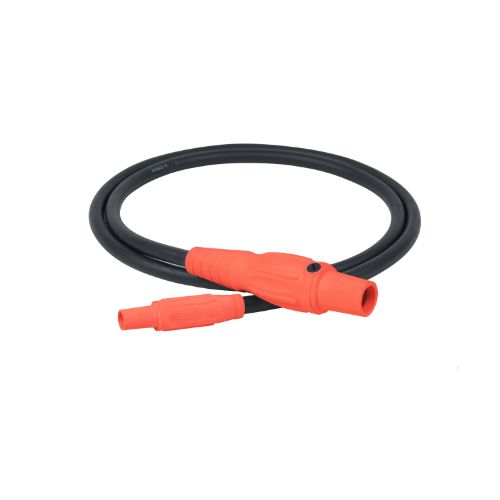 Type SC Turnaround 2AWG Camlock Series 15 Male to Series 16  Male 5' Orange