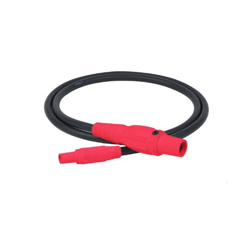 Type SC Turnaround 2AWG Camlock Series 15 Male to Series 16  Male 5' Red