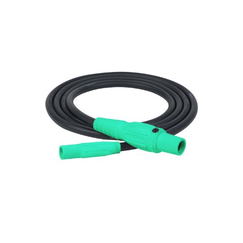 Type SC Turnaround 2AWG Camlock Series 15 Female to Series 16  Male 10' Green