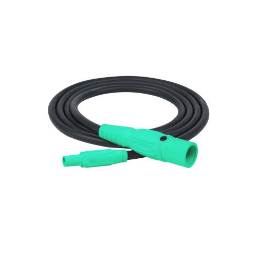 Type SC Turnaround 2AWG Camlock Series 15 Male to Series 16  Female 10' Green