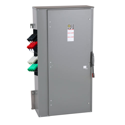 Cam Lock Connection Switch 1000A, Single-Throw, Non-Fusible, Non-Switched Neutral, Cams to Source, 120/240V