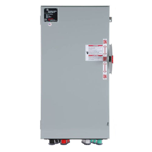 Power Assemblies Cam Lock Connection Switch 1000A, Double-Throw, Non-Fusible, Non-Switched Neutral, Cams to Source, 120/240V