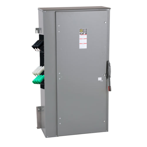 Cam Lock Connection Switch 1000A, Single-Throw, Non-Fusible, Non-Switched Neutral, Cams to Source, 120V