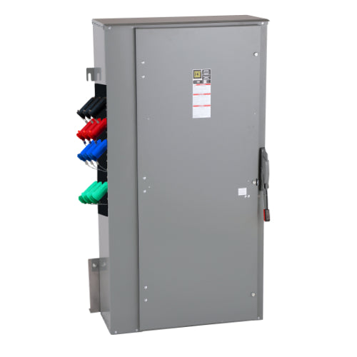 Cam Lock Connection Switch 1000A, Single-Throw, Non-Fusible, No Neutral, Cams to Source, 208V