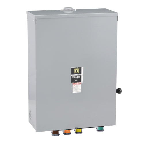 Power Assemblies Cam Lock Connection Switch 100A, Double-Throw, Non-Fusible, No Neutral, Cams to Source, 480V