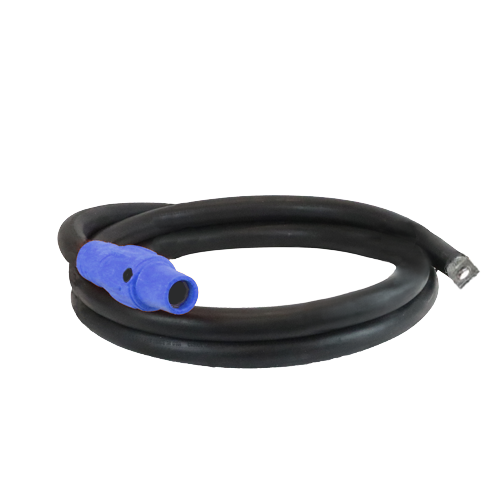 Power Assemblies Pig Tails 400A Type W Series 16 Female / Lug 10' Blue