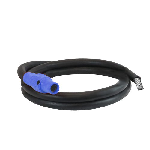 Power Assemblies Pig Tails 400A Type W Series 16 Female /Tinned Cdr 10' Blue