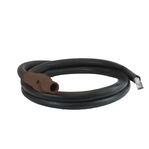 Power Assemblies Pig Tails 400A Type W Series 16 Female /Tinned Cdr 10' Brown
