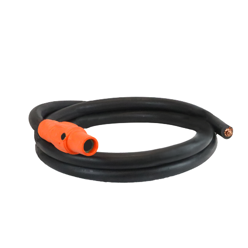 Power Assemblies Pig Tails 400A Type W Series 16 Female / Blunt 10' Orange