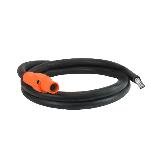 Power Assemblies Pig Tails 400A Type W Series 16 Female/Tinned Cdr 10' Orange